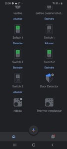 SwitchBot Curtain dans Google Home