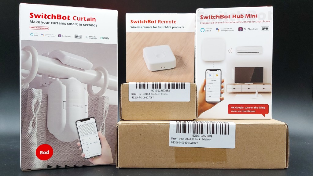 Unboxing des produits SwitchBot