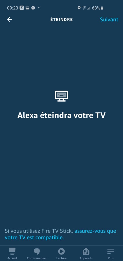 Alexa éteins la TV