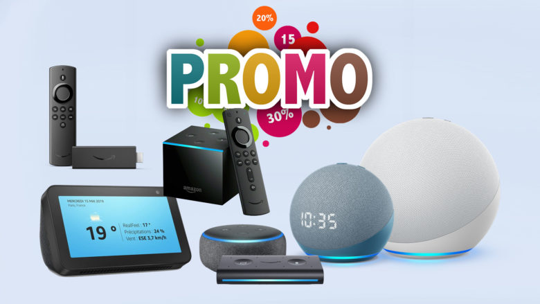Promotions sur la nouvelle génération Amazon Echo et Alexa à -60%