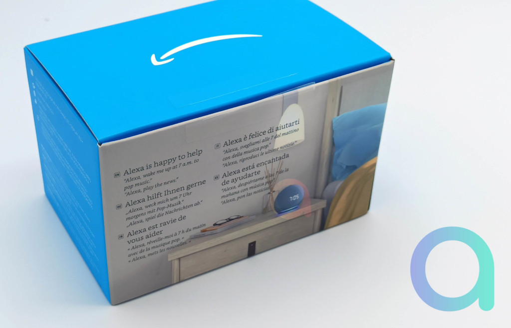 Le packaging du nouvel Echo Dot 4 ème génération