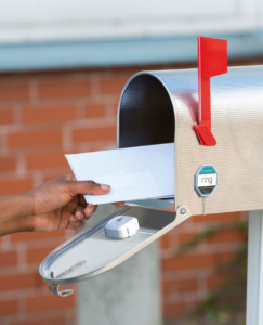 Détecteur de mouvement compatible Alexa Echo pour boite aux lettres