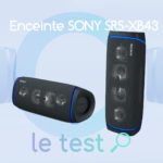 Notre avis sur l'enceinte Sony SRS-XB43