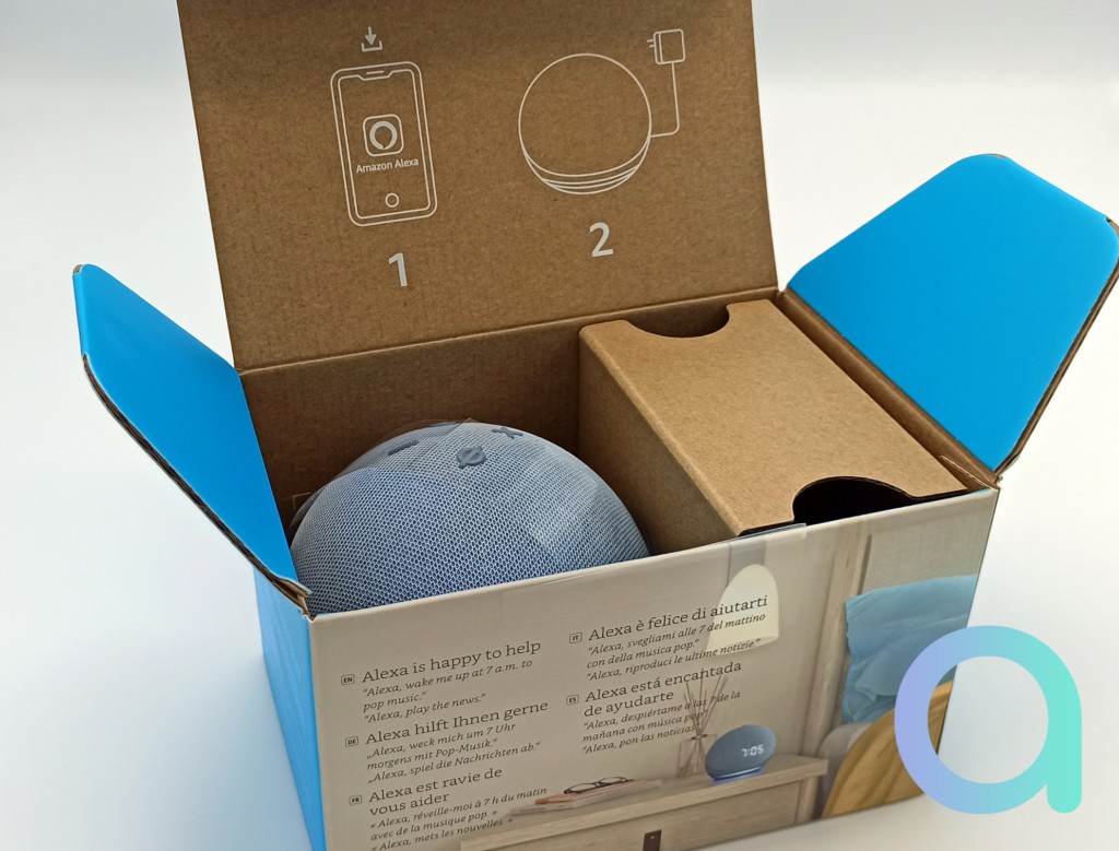 Echo Dot 4 dans son carton !