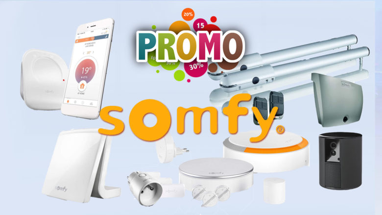 Promotions sur la domotique Somfy sur Amazon