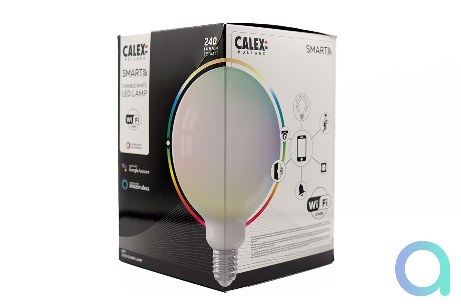 Test Calex Smart Globe Lamp : une ampoule connectée séduisante – Les  Alexiens