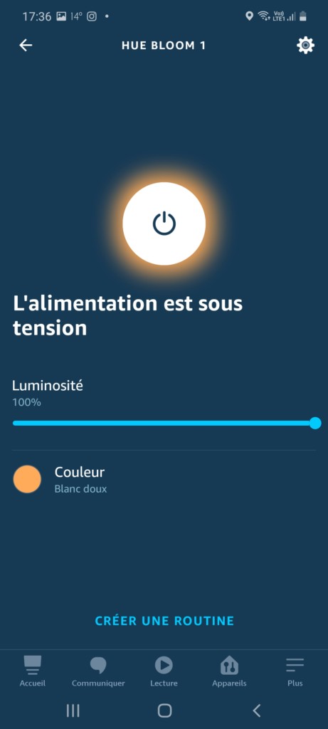 Fonctionalités de la Hue Boom dans Amazon Alexa