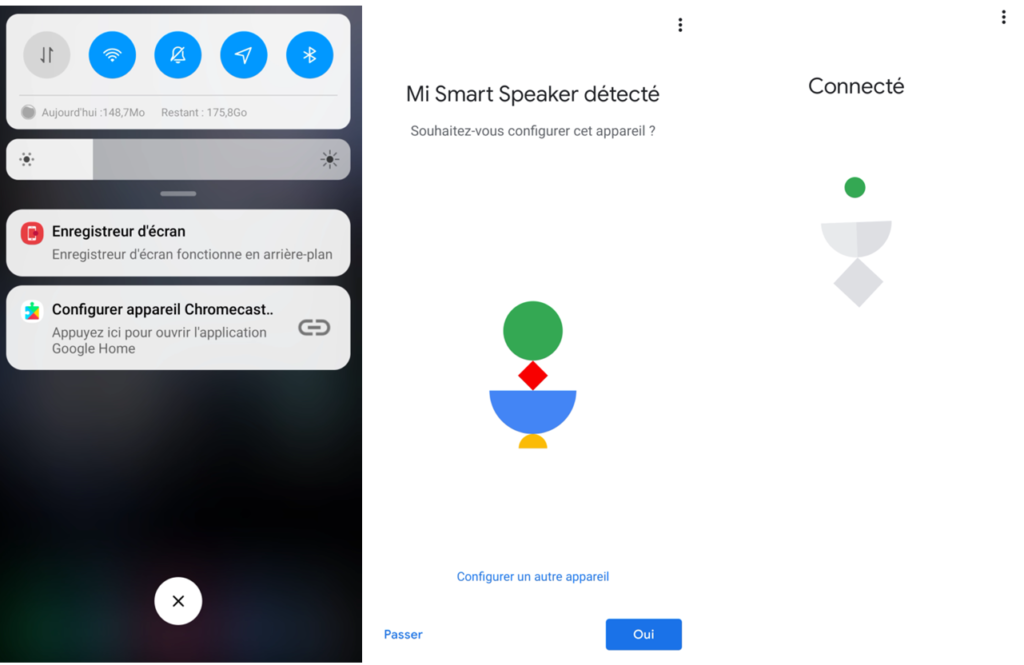 Configuration de l'enceinte Xiaomi dans Google Home