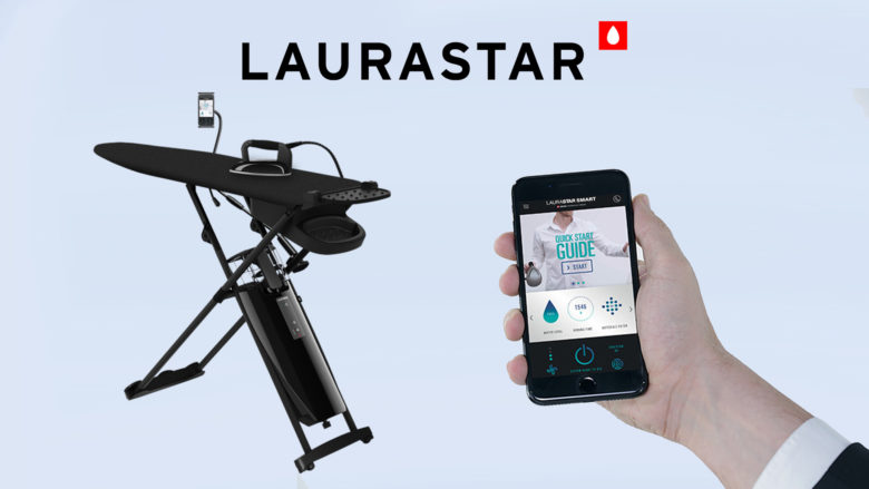 Laurastar Smart, des fers à repasser connectés en Bluetooth !
