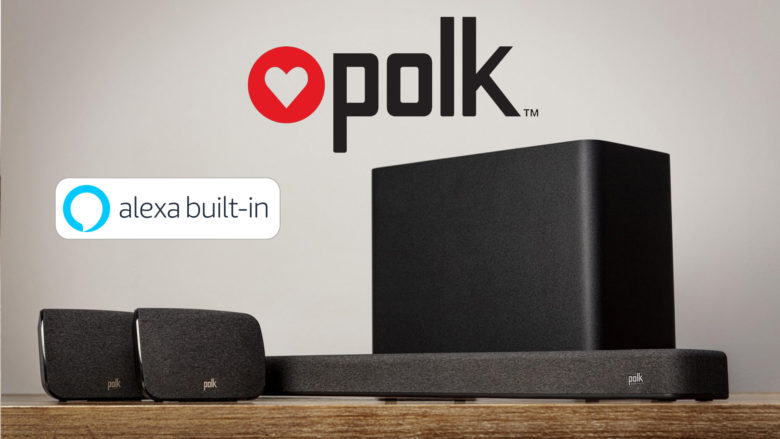 Polk Audio dévoile une barre de son home cinéma compatible Alexa et Amazon Echo