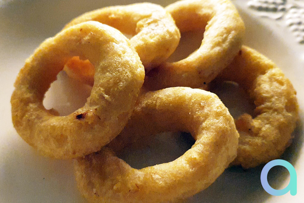 Calamars à la romaine dans une friteuse sans huile