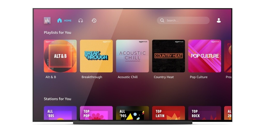 Amazon Music sur Android TV