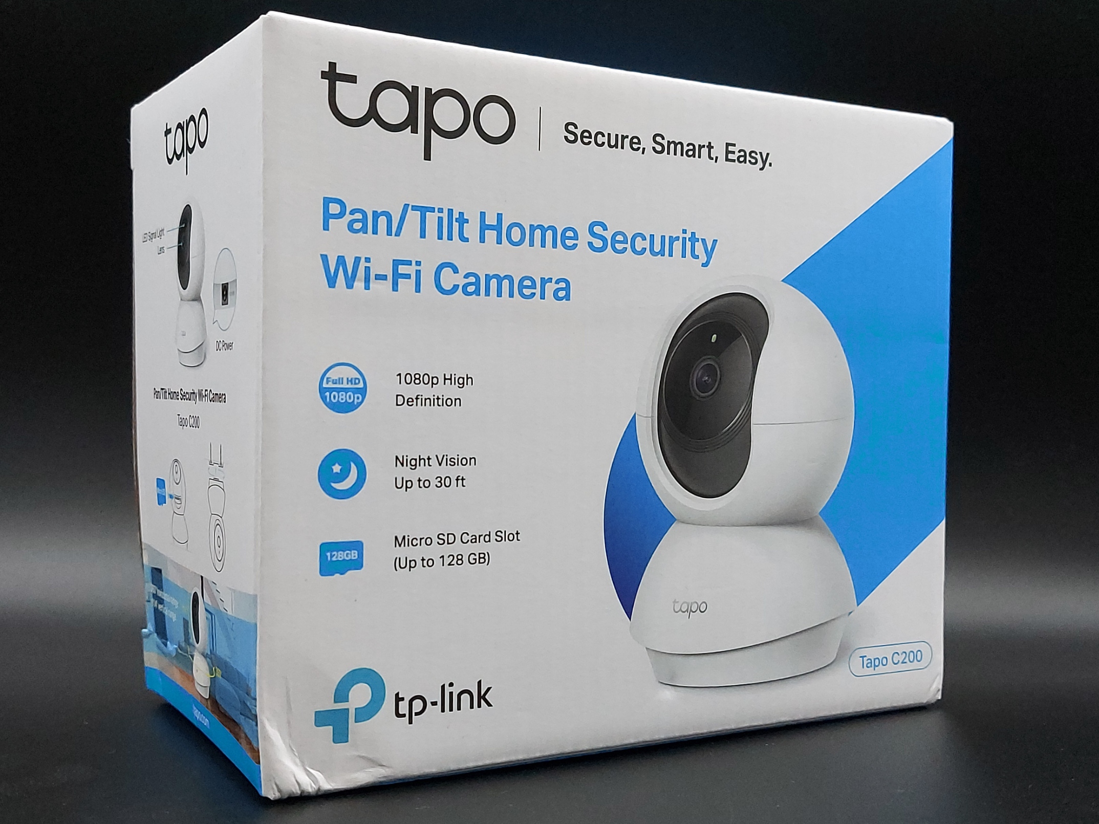 Tapo Caméra Surveillance WiFi intérieure 1080P C200