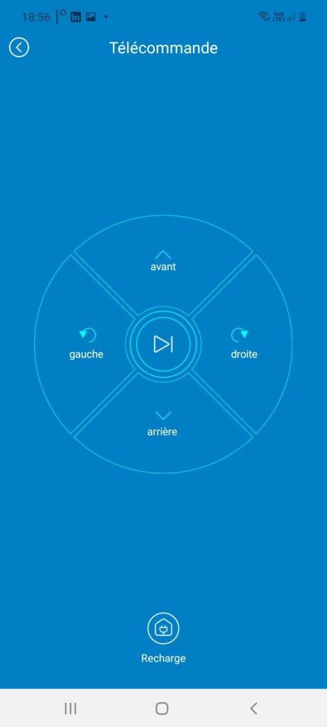 Fonction Télécommande du Proscenic 850T sur l'application ProscnicHome