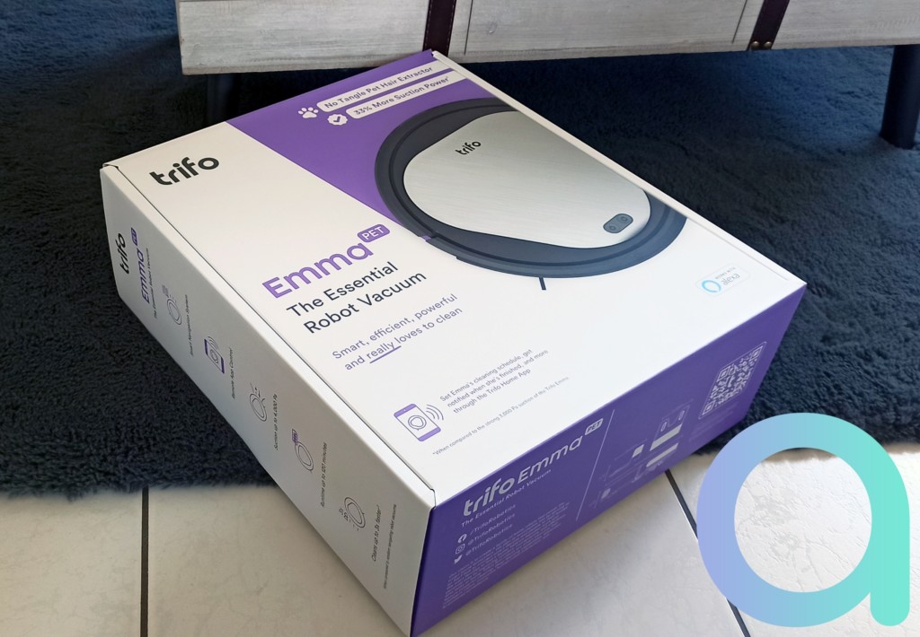 Packaging avant de l'aspirateur Trifo Emma Pet