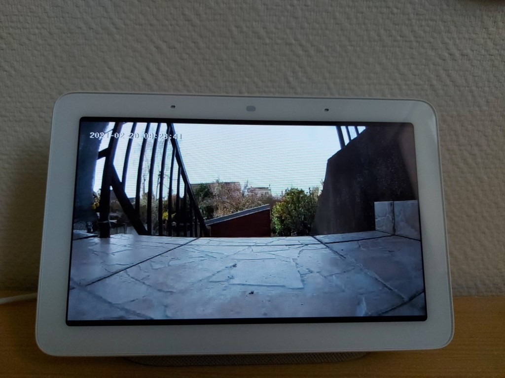 image de la Konyks Camini GO en HD sur Google Nest Hub