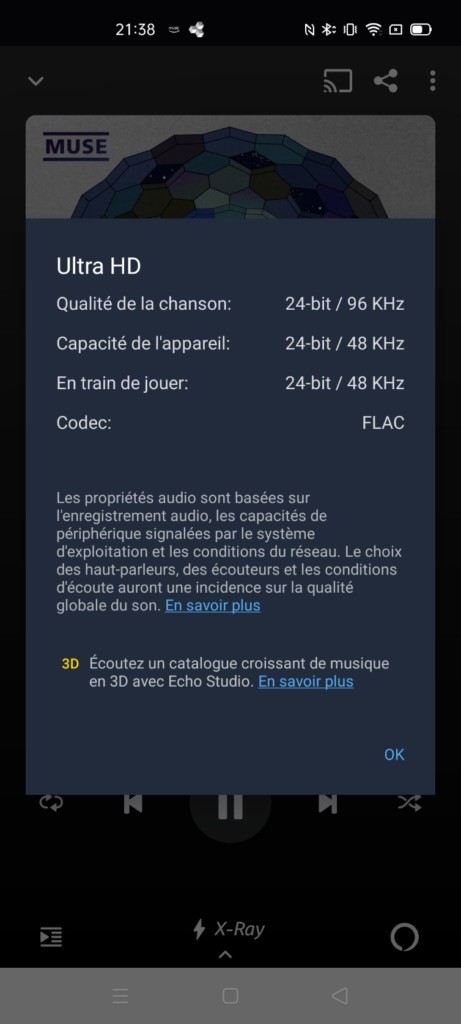 prise en compte de l'Ultra Hd sur le smartphone Realme X3