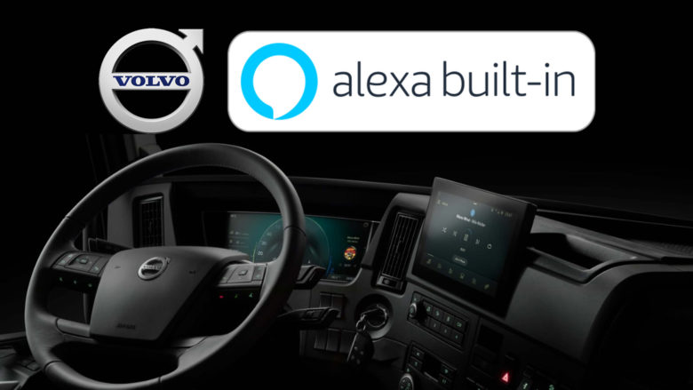 Volvo Trucks annonce la disponibilité d'Alexa sur ses camions