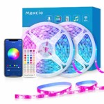 TVLIVE Ruban LED 5M RGB Ruban Musique Contrôlé par APP du