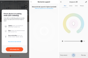 Application Smart Life avec intégration ampoule ZigBee Lidl