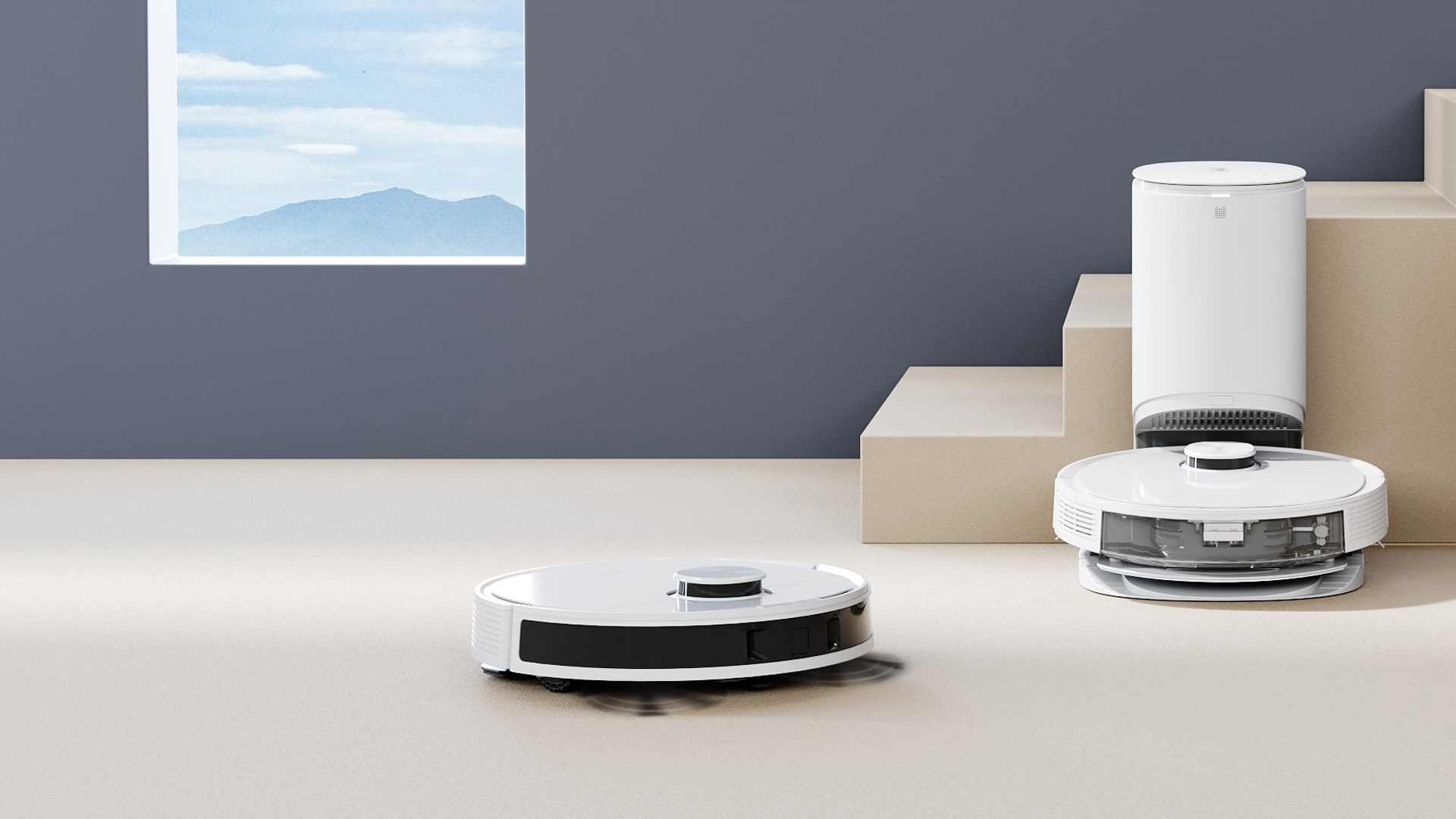 Robot Aspirateur Ecovacs Deebot N8 Pro – 2021, Blanc, Avec Alimentation