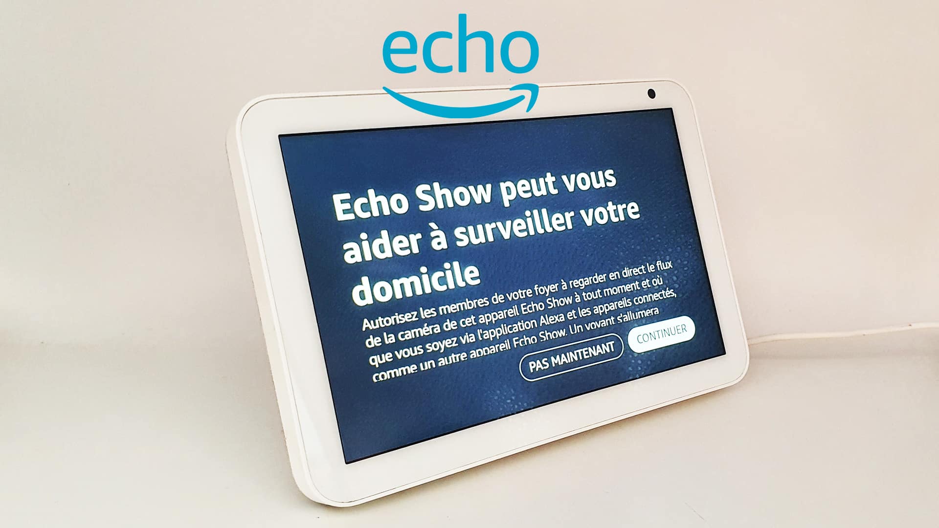 Echo Show 8, Écran connecté avec Alexa, Restez en contact avec l'aide  d'Alexa