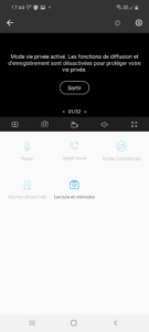 mode confidentialité de la caméra extérieure TP Link Tapo C310