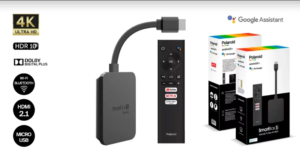 Sortie de la clé de streaming Polaroid Smartbox S avec Google Assistant 