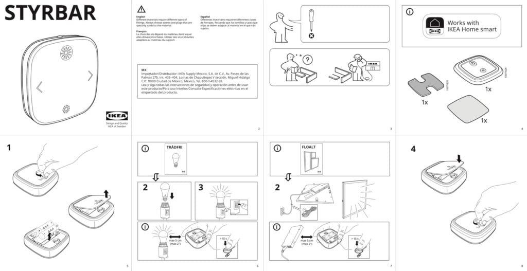 Notice d'utilisation IKEA STYRBAR
