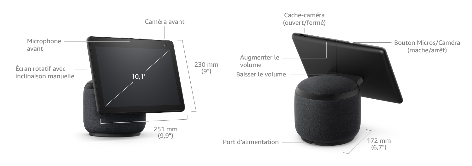 Test  Echo Show 10 2020 : notre avis complet - Enceinte Connectée -  Frandroid