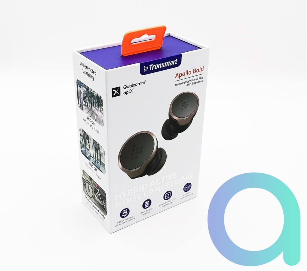 Packaging avant des écouteurs intra auriculaires Tonsmart Appolo Bold