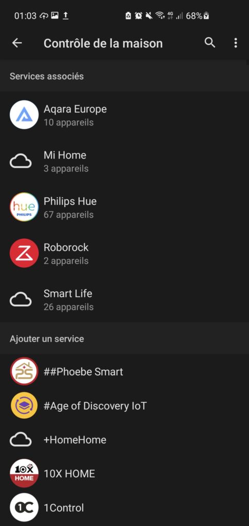 Aqara Home sur Google Home