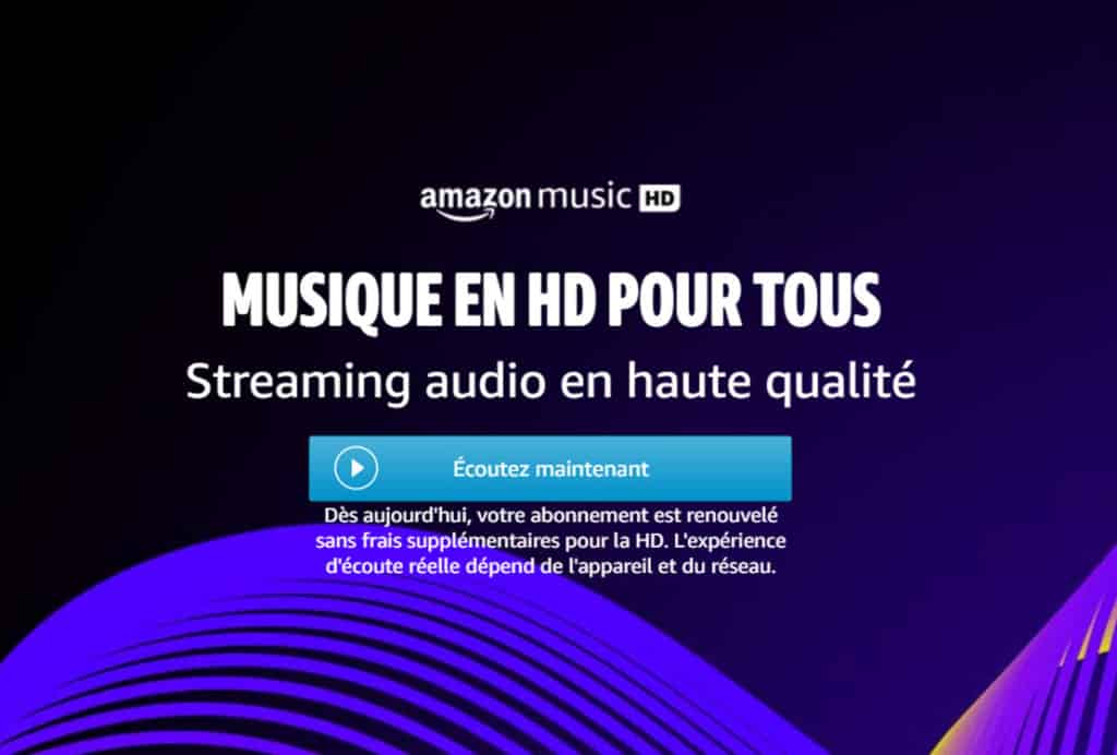 L'option musique HD est désormais gratuite pour tous les clients Amazon Music