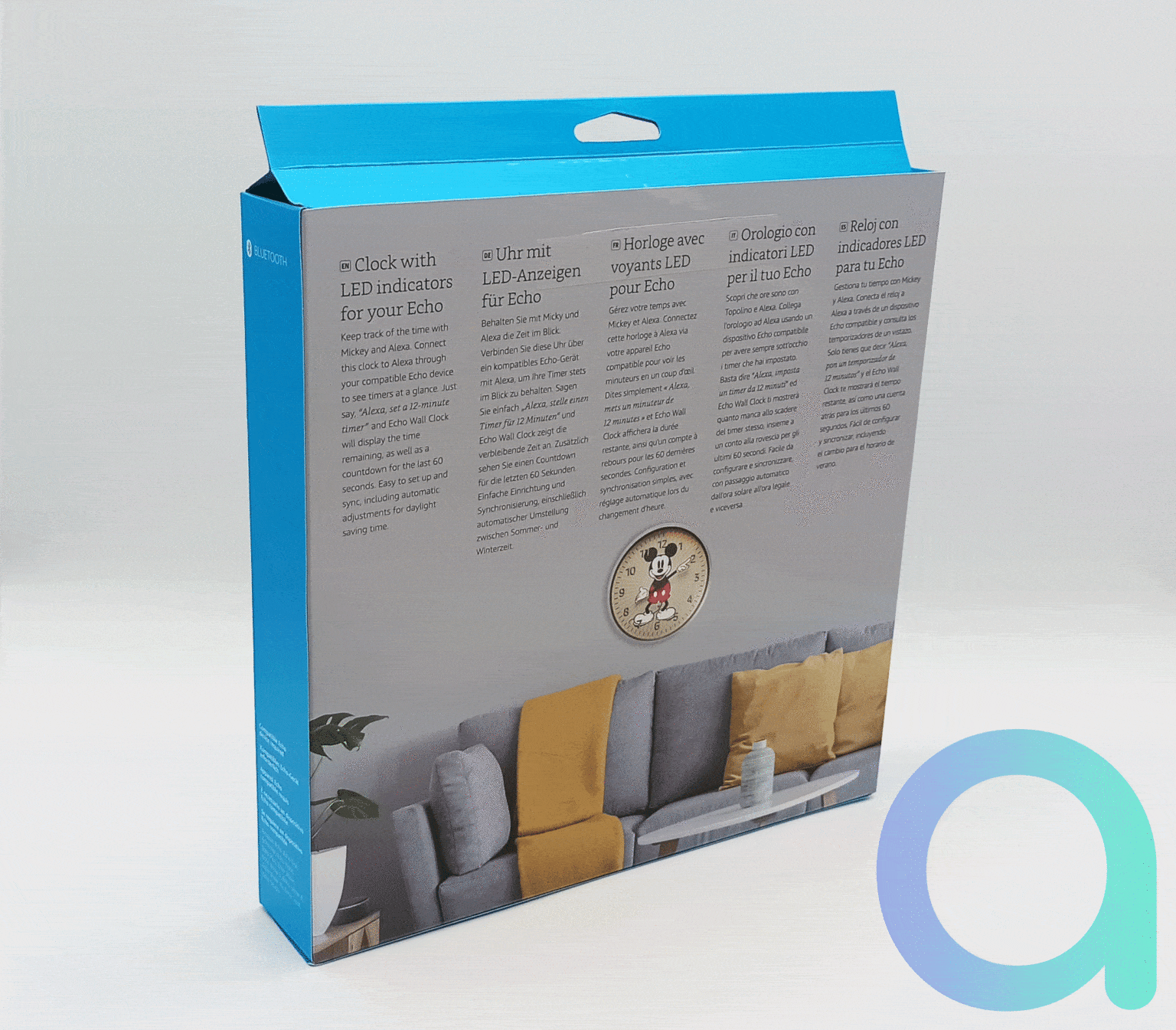 Test Echo Wall Clock Mickey Mouse Edition l’horloge d’Amazon au Club