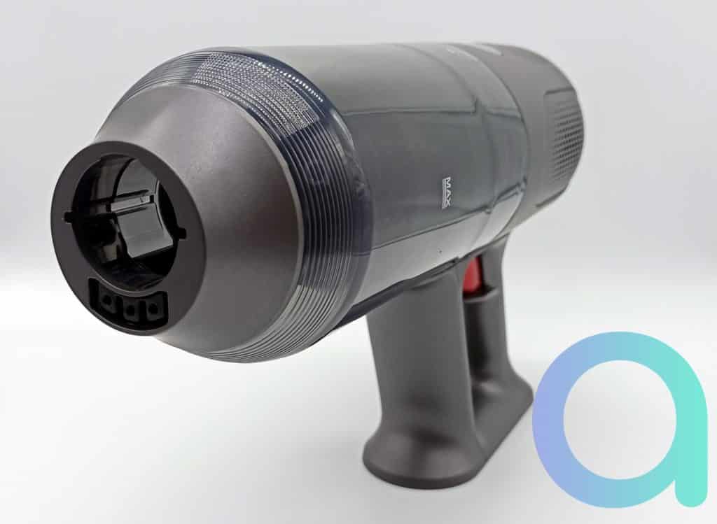 Moteur de 250W digital brusshless produisant une aspiration de 23 000 Pa