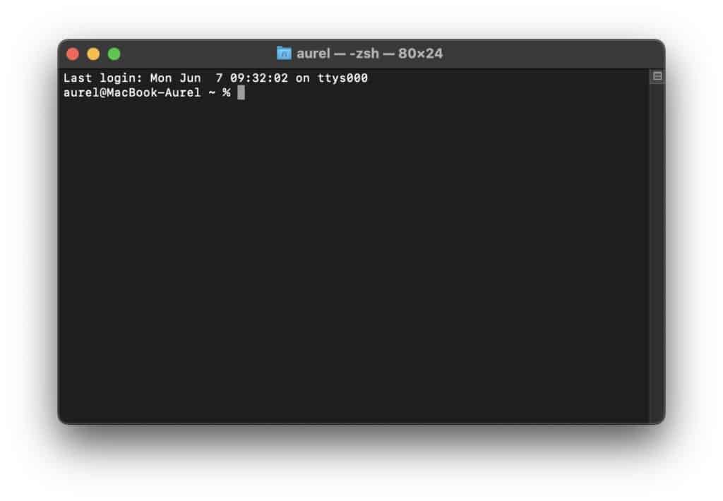 Terminal macOS pour l'accès SSH