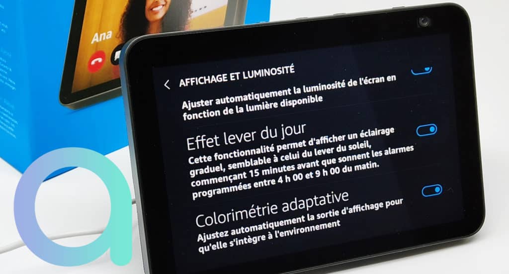 Différence Echo Show 8 1ère et 2e génération