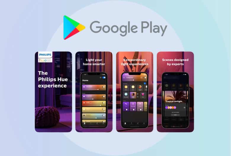 L'application Philips Hue a disparu du Google Play store aujourd'hui