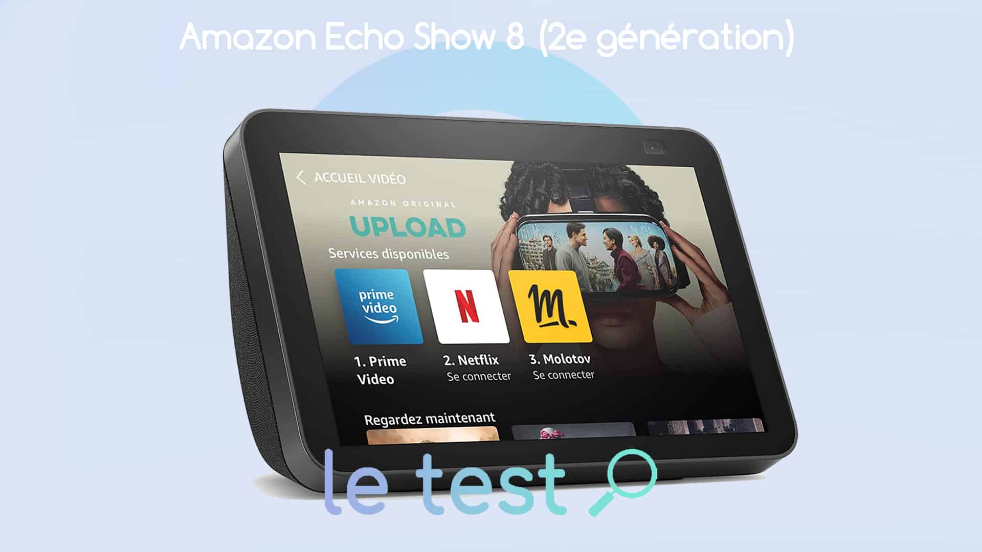 Test Echo Show 8 (2021) : visio et vidéo show pour cette deuxième