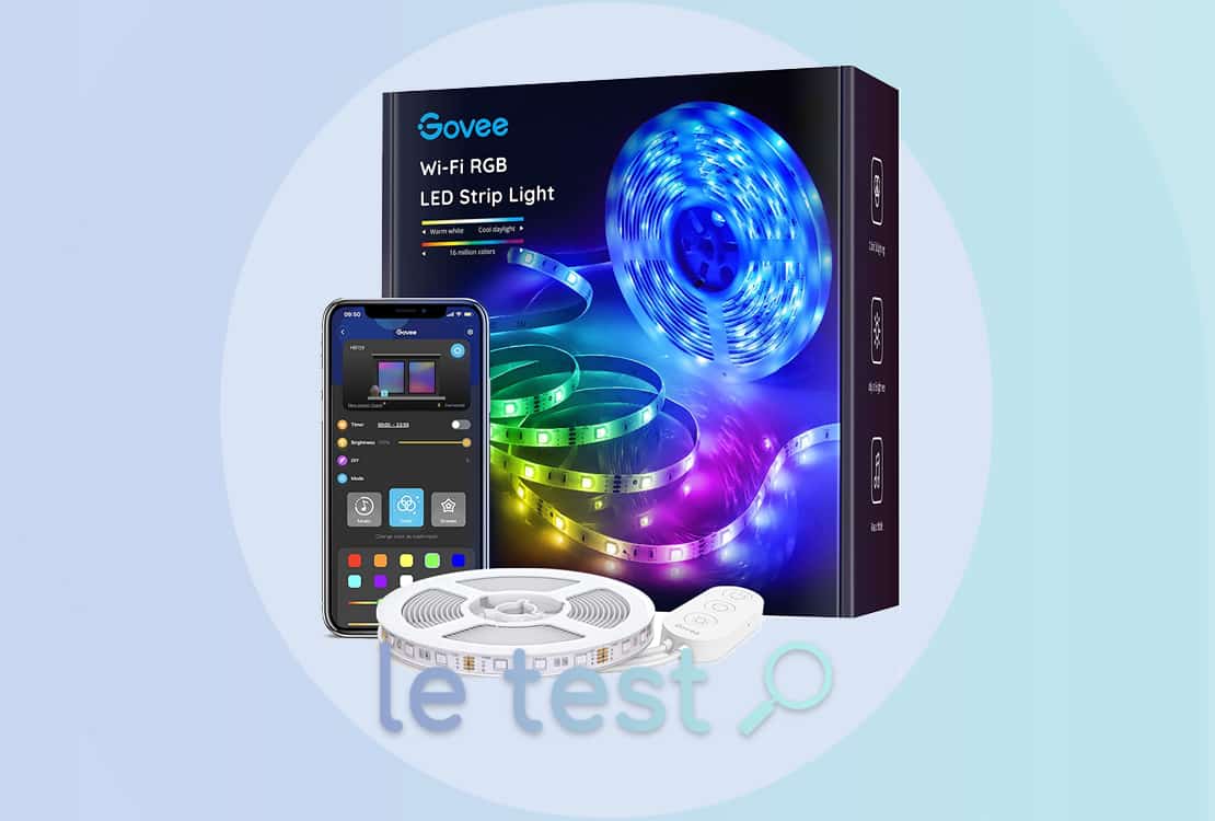 Test Govee H6159 : un ruban LED Wi-Fi époustouflant ! – Les Alexiens