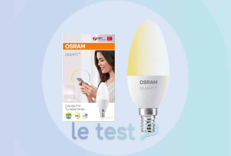 Notre avis sur l'ampoule Osram Smart+ Candle E14