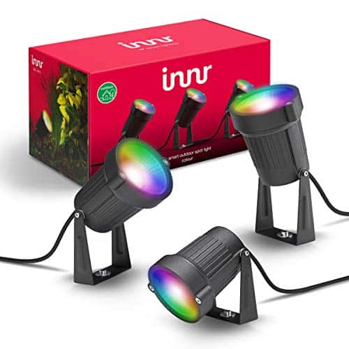 Avis et meilleur prix pour les spots de jardin connectés Innr Smart Outdoor Spot Light Colour