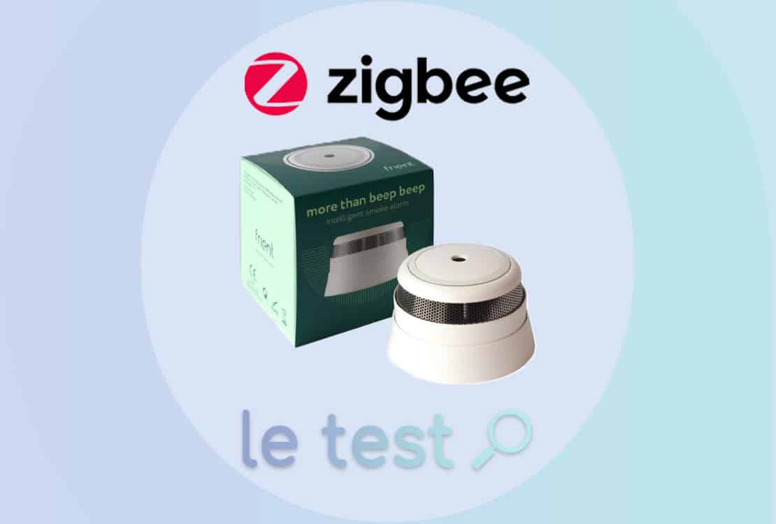 Test du detecteur de fumée Zigbee Frient
