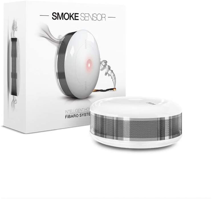 Fibaro Smoke Sensor - Détecteur de fumée Z-Wave Plus FGSD-002 - RECONDITIONNE