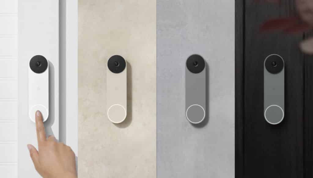 Nouvelle sonnette connectée Nest Doorbell 2021