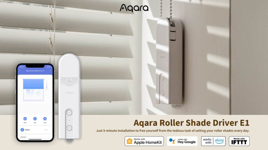 Aqara propose désormais son Roller Shade Driver E1 en Europe