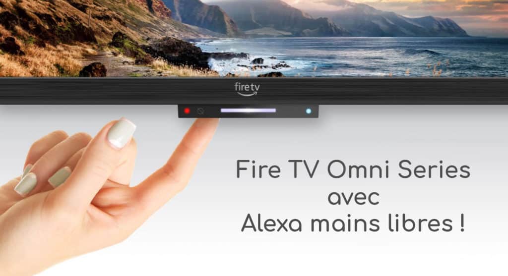 Microphones intégrés du Fire TV Omni Series pour le contrôle vocal Alexa