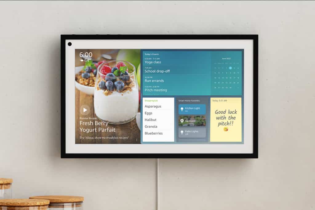 Amazon lance Echo Show 15, la première tablette murale Alexa