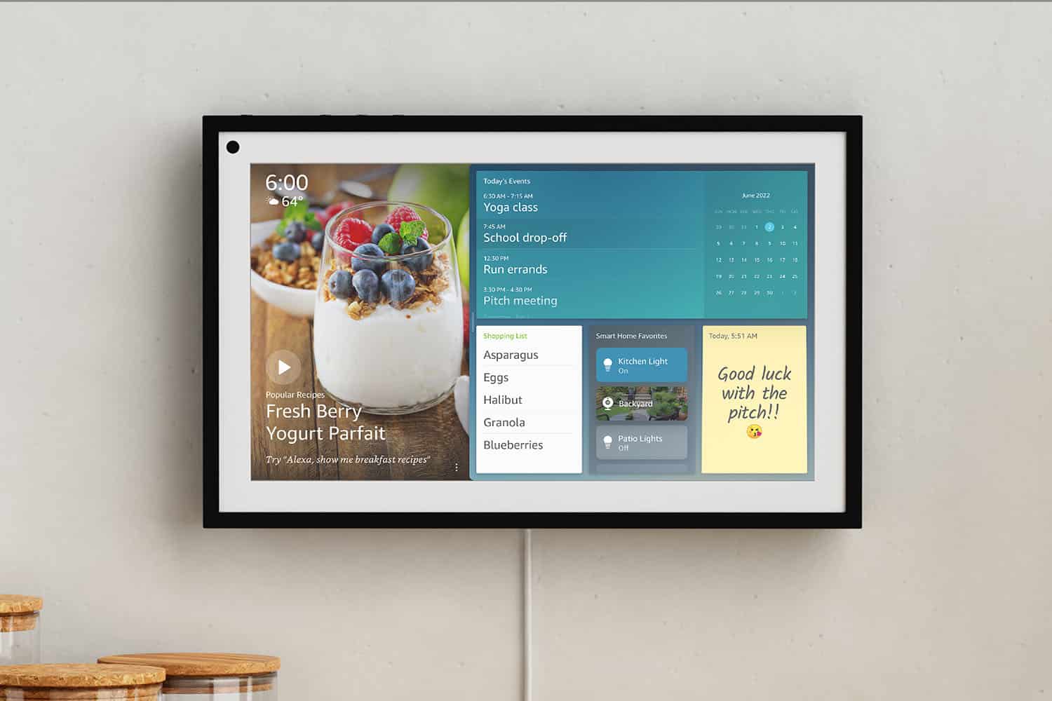 Echo Show 15 La Tablette Murale Alexa Devient R alit Les Alexiens