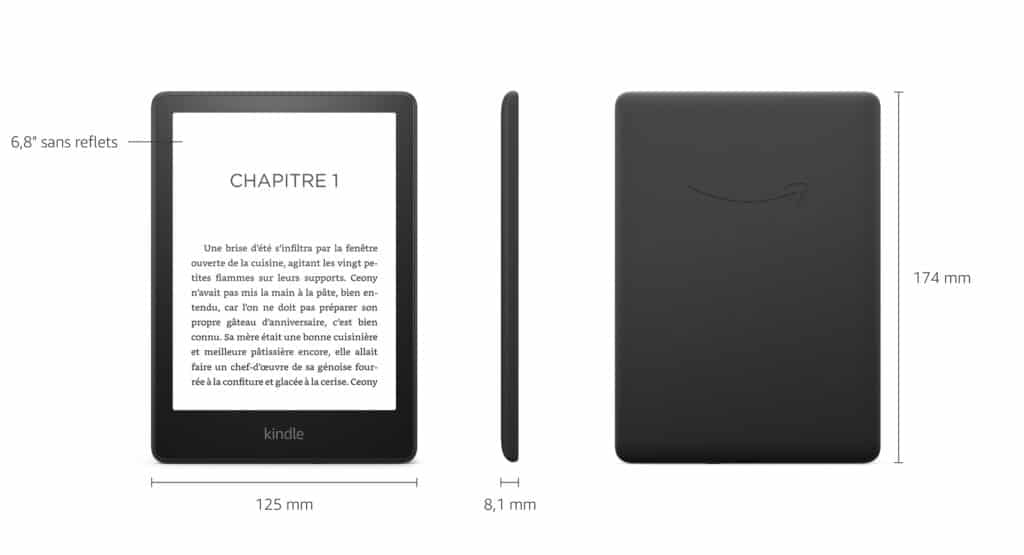 Fiche technique Kindle Paperwhite 2021